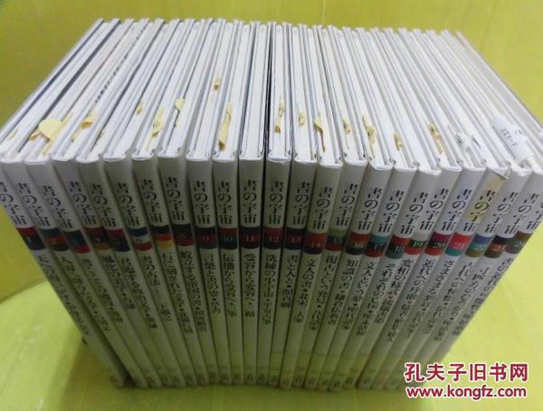 书的宇宙 书之宇宙 书の宇宙 24册全 二玄社 全彩色印刷 1996年 日本直发包邮