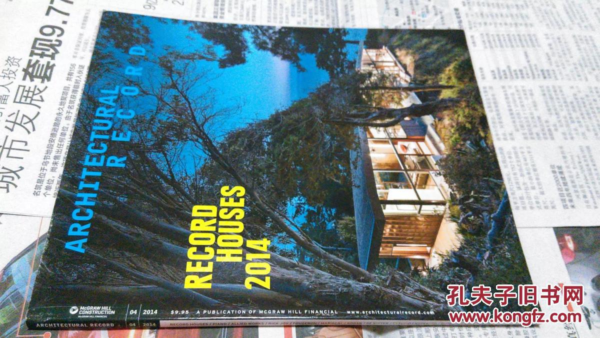 ARCHITECTURAL RECORD 2014/04 原版建筑创作杂志 外文杂志