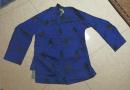 丝绸民国机织印花女式上衣衣服对襟袄一件包老完好怀旧服装服饰收藏