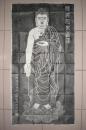 释迦如来尊像（拓片，规格：126CM*66CM）