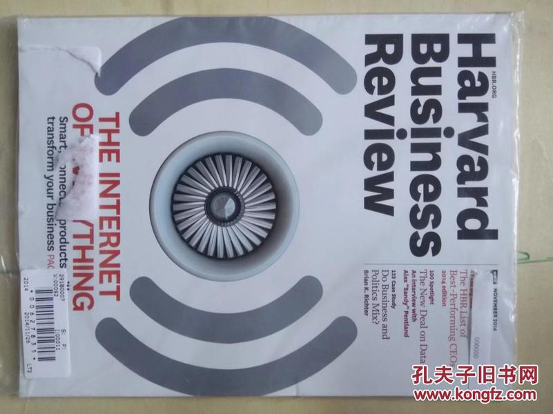 Harvard Business Review 2014/11 哈佛商业评论外文原版期刊杂志