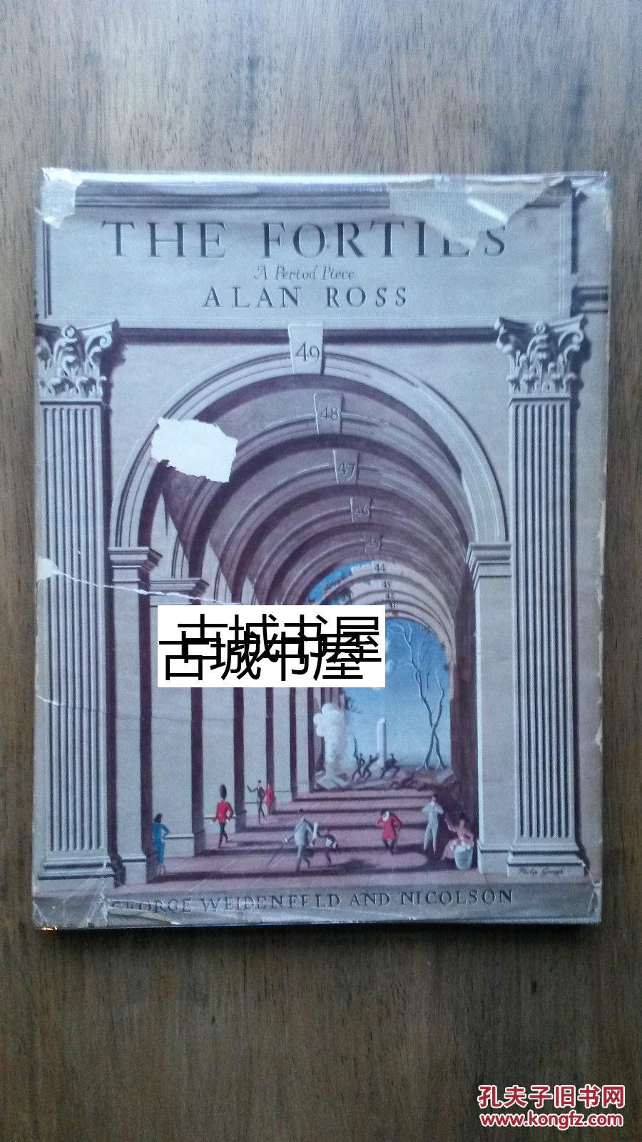 艾伦·罗斯著《四十年代--二战历史 》黑白出版版，1950年出版，精装
