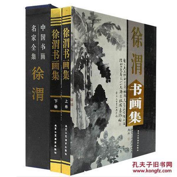 徐渭书画集 中国书画名家全集 徐渭书法绘画作品集 16开全2册 铜版纸彩色印刷 水墨画 写意画 花卉画作品集 原价380