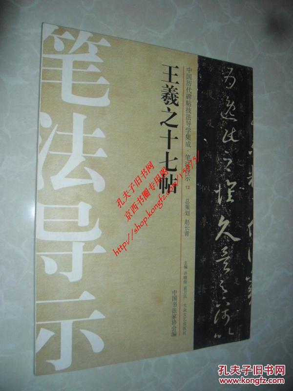 中国历代碑帖技法导学集成笔法导示  王羲之十七帖