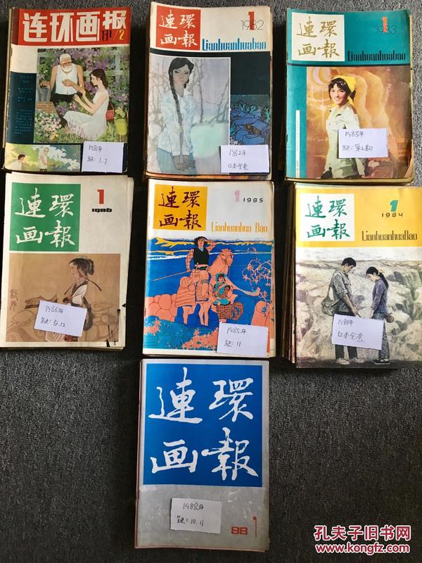 连环画报1981-1988年，76本