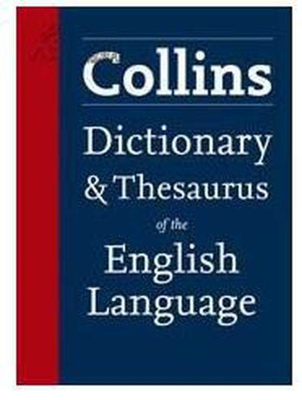 Collins Dictionary & Thesaurus of the English Language 柯林斯词典和英语词典     精装大厚本2.3公斤  大16开 175 YEARS