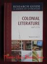 Colonial Literature, 1607-1776（Research Guide to American Literature）（货号TJ）