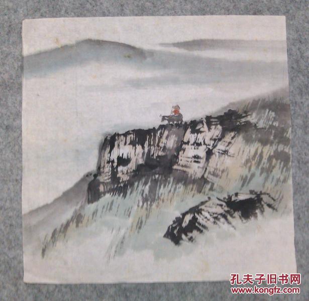 名家国画山水画斗方老画心