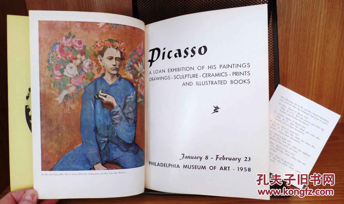 珍藏版，世界版画与绘画大师毕加索《油画，素描，雕塑，陶瓷，版画作品集》 精装16开