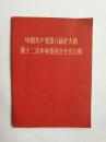 中国共产党第八届扩大的第十二次中央委员会全会公报