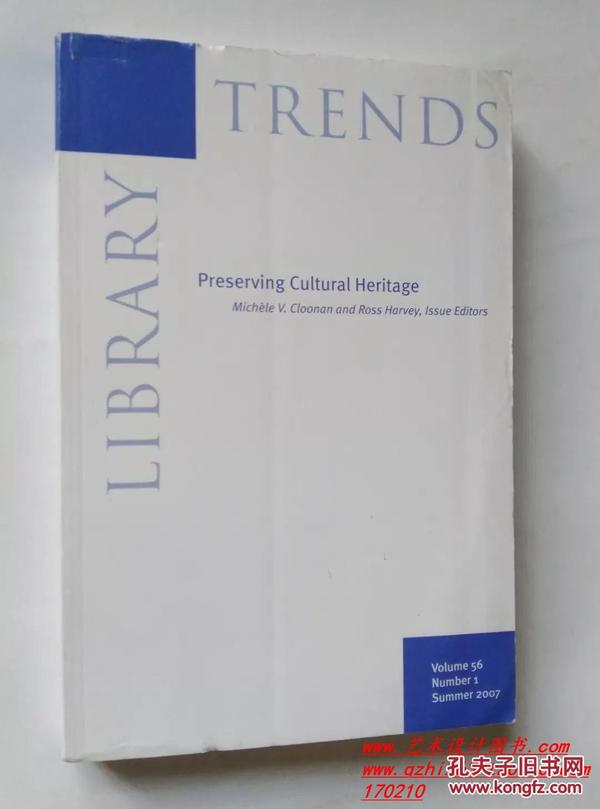 Library Trends  图书馆发展趋势信息科技学术原版期刊2007/夏