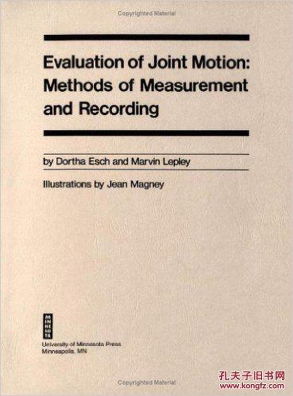 Evaluation of Joint Motion: Methods of Measurement and Recording