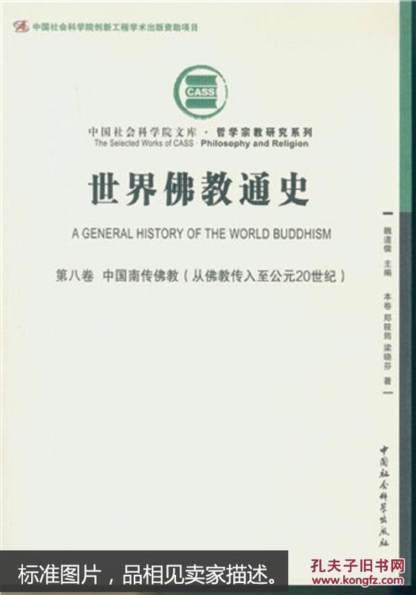 中国社会科学文库·哲学宗教研究系列：世界佛教通史第八卷·中国南传佛教（从佛教传入至公元20世纪）