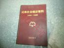 成都社会统计资料:1983～1990（硬精装）（无书衣）（ 书页受潮，边缘有潮印）