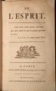 法国哲学家爱尔维修著《论精神》1759年出版