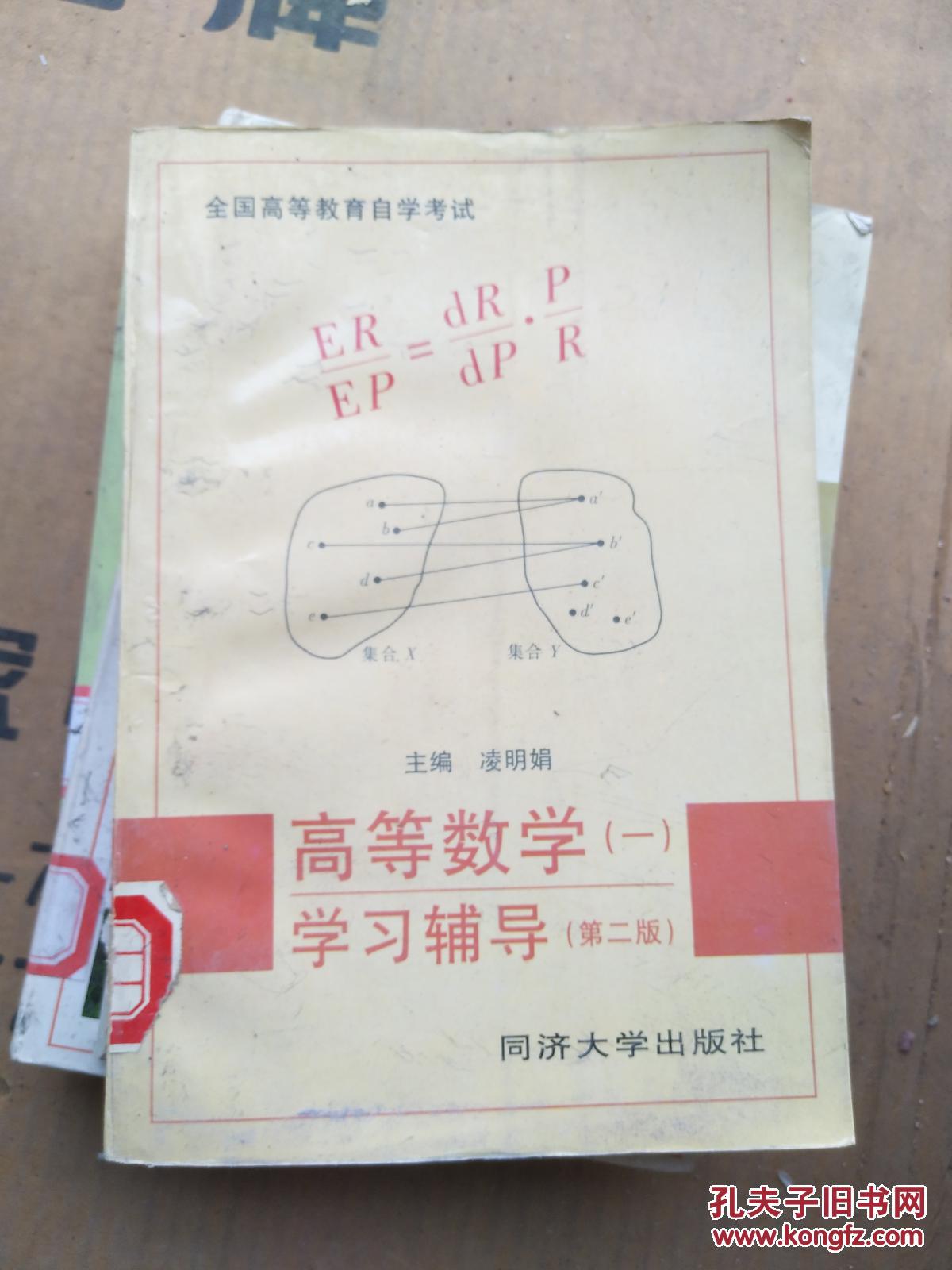 高等數(shù)學(xué)一 學(xué)習(xí)輔導(dǎo) 凌明娟主編 同濟(jì)大學(xué)出版社