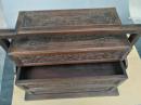 花梨木食盒 精浮雕双龙戏珠木食盒 手提木食盒