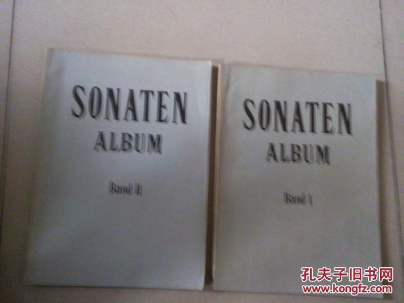 Sonaten Album 钢琴奏鸣曲集【德文版·全二册】.