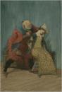 1901年Shakespeare- The Merry Wives of Windsor 爱丁堡对开本 莎士比亚 《温莎的风流娘们》限量1千册 全手工犊皮纸超大开本 配补精美彩色插图 品佳