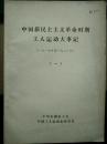 中国新民主主义革命时期工人运动大事记