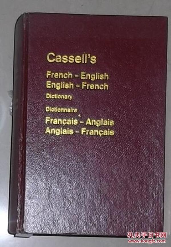 英文原版 Cassell's French-English, English-French Dictionary