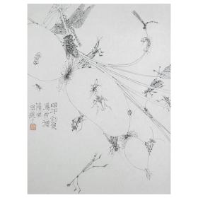 大来文化 吴浩 真迹字画 当代水墨大师 知名画家作品 收藏国画宣纸包邮00163