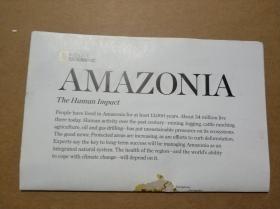 National Geographic国家地理杂志地图系列之2015年11月 Amazonia 亚马逊流域地图