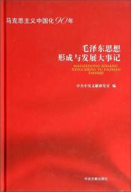 马克思主义中国化90年：毛泽东思想形成与发展大事记