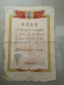 1956年【毕业证】