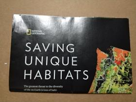 National Geographic国家地理杂志地图系列之2016年12月 Saving Unique Habitats