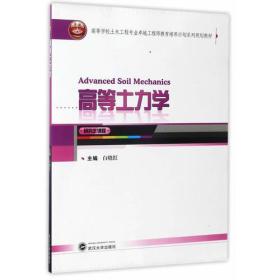 高等土力学 白晓红  武汉大学出版社  9787307190849