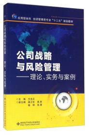 公司战略与风险管理 理论、实务与案例/应用型本科经济管理类专业“十三五”规划教材