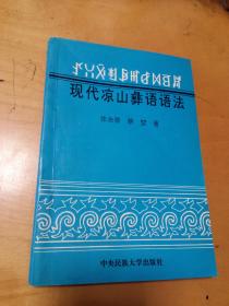 现代凉山彝语语法  一版一印