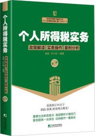 个人所得税实务：政策解读 实务操作 案例分析（第二版）