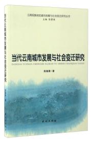 云南民族地区城市发展与社会变迁研究丛书：当代云南城市发展与社会变迁研究