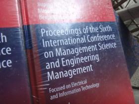 Proceedings of the sixth international conference on management and engineer  第六届国际管理与工程学术会议论文集 全2册