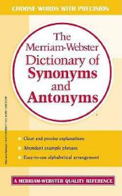 韦氏同义词反义词词典 英文 The Merriam Webster Dictionary