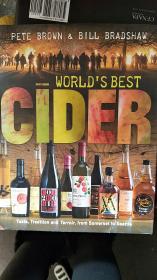 外文 WORLD'S BEST CIDER 世界上最好的苹果酒 PETE BROWN ＆ BILL BRADSHAW