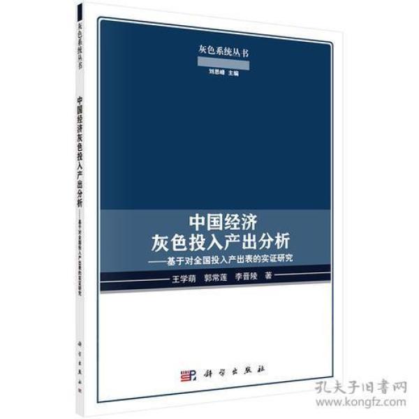 中国经济灰色投入产出分析——基于对全国投入产出表的实证研究