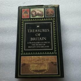 Treasures of Britain/A traveller\'s guide to the riches of Britain and Ireland 【封面右上角有磨损 看图】16开 精装