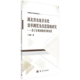 湖北省农地非农化效率测度及改进策略研究：基于宏观和微观多维视角