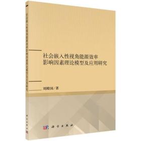 社会嵌入性视角能源效率影响因素理论模型及应用研究