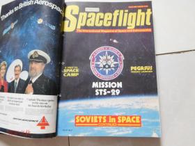 SPaceflight1989年1-12月【12本合订合售 精装英文原版】