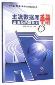 审计署计算机审计中级培训后续课程丛书：主流数据库语法及函数比对手册