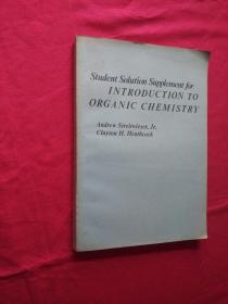 Student Solution Supplement for INTRODUCTION TOORGANIC CHEMISTRY