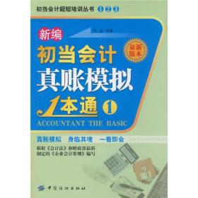 初当会计超短培训丛书123：新编初当会计真账模拟1本通1（最新版本）