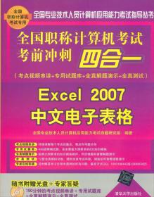 全国职称计算机考试考前冲刺四合一：Excel 2007中文电子表格