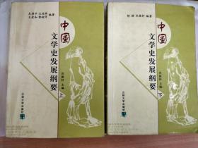 货号：E510  中国文学史发展纲要（上下册全） 有笔迹，介意勿拍