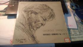 国外五六十年代黑胶唱片：GEORGES ENESCO RHAPSODIES ROUMAINES No.1 ET 2   乔治斯埃涅斯科狂想曲