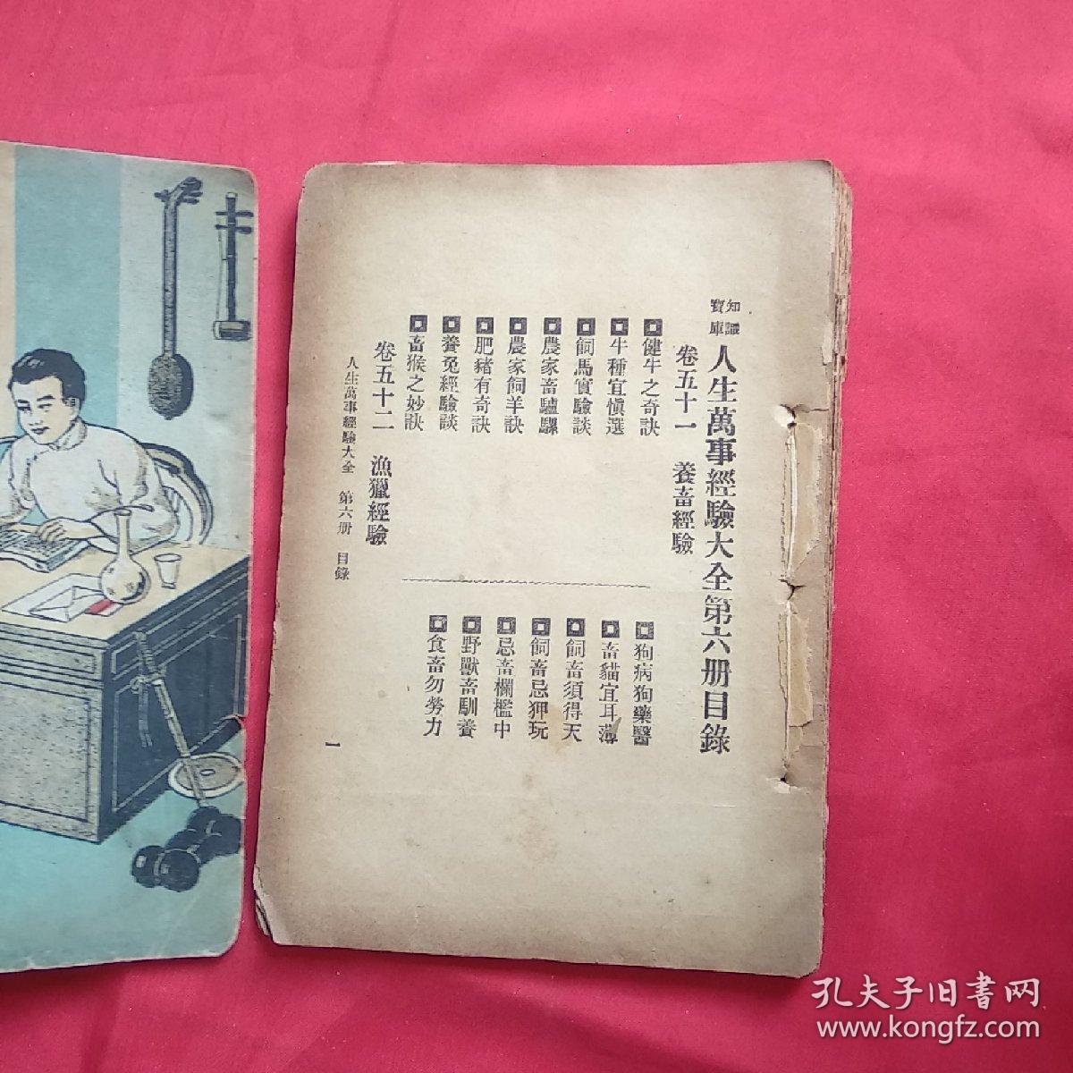 人生万事经验大全--第6册--封美--本册收渔猎经验、化妆经验、音乐经验、废物经验等